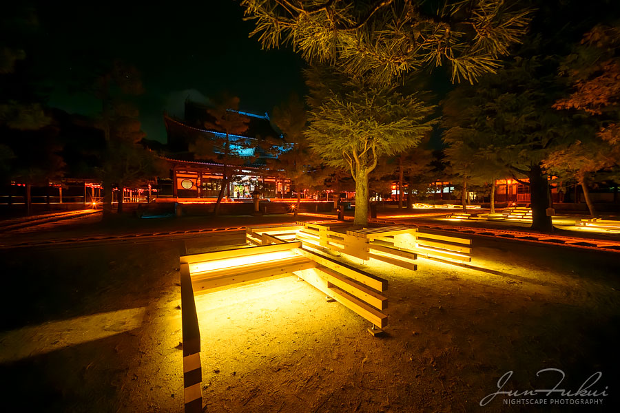 萬福寺 ナイトスケープ