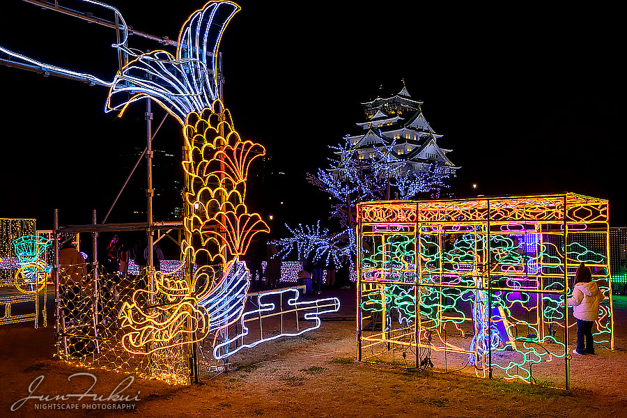 大阪城イルミナージュ イルミネーション