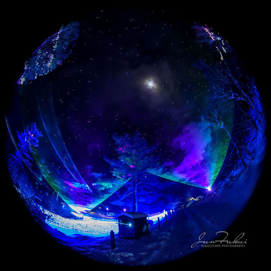 シナスタジアヒルズ イルミネーション